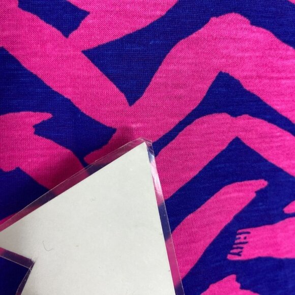Lilly Pulitzer Womens Robyn Shift Short Dress XS I Got Lucky Pop Pink Blue XS - Picture 12 of 13